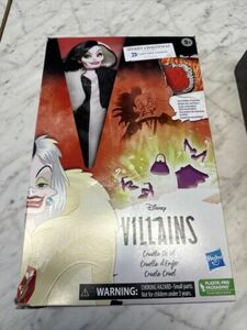 ?Disney VILLAINS Hasbro CRUELLA DE VIL Fashion Doll Hidden Surprises BRAND NEW 海外 即決