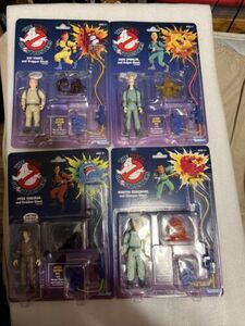 The Real Ghostbusters Kenner Ray Peter Egon Winston Retro Figure Set 海外 即決