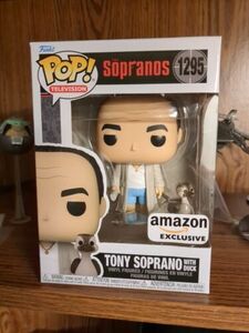Funko Pop The Sopranos - Tony Soprano with Duck - Amazon (Exclusive)... 海外 即決