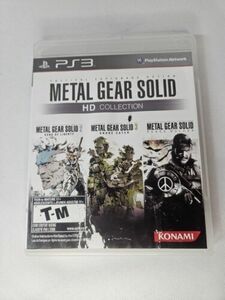 Metal Gear Solid HD Collection Sony PlayStation 3 PS3 Complete W/ Manual 海外 即決