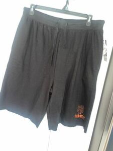 NWT Majestic San Francisco Giants Big Tall Athletic Shorts 1XL Black 海外 即決