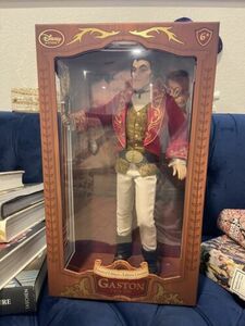 Disney Store Limited Edition Gaston doll Beauty and the Beast LE 2500 海外 即決