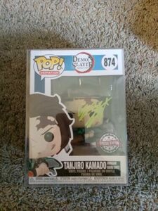 Signed Tanjiro Kamado #874 Demon Slayer JSA Authentication Auto Funko POP 海外 即決