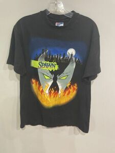 Vintage Spawn Comic Book Tshirt Hanes Tag Single Stitch Size Medium Logo Marvel 海外 即決