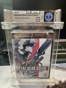 2001 Metal Gear Solid 2: Sons of Liberty Playstation 2 PS2 WATA 9.0 A Sealed 海外 即決
