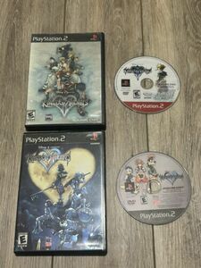 Kingdom Hearts 1 and 2 (PS2) Lot Bundle Of PS2 Games Tested & Working 海外 即決