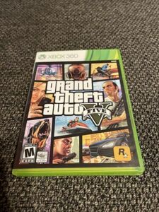 Grand Theft Auto V Video Game Microsoft Xbox 360 GTA 5 Complete w/ Map 海外 即決