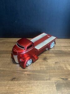 Jada Toy Just Trucks 1:24 Scale 1947 Ford COE Flatbed Model Red Diecast No Box 海外 即決