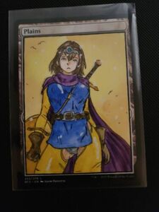 MTG Plains Full Magic Altered Hand Painted Art Original Alter Full Art 海外 即決