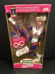 Mattel 1995 Olympic Gymnast Barbie, Olympic Games Atlanta 1996 *NIB 海外 即決