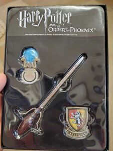 Harry Potter and the Order of the Phoenix 3 Piece Metal Bookmarks Set New in Box 海外 即決