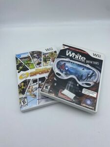 2 Game Wii Bundle Shaun White Snowboardong and Deca Sports 2 and Controller 海外 即決