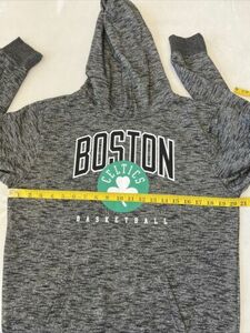 Boston Celtics Youth NBA Basketball Pullover Hoodie XL Heather Gray 海外 即決