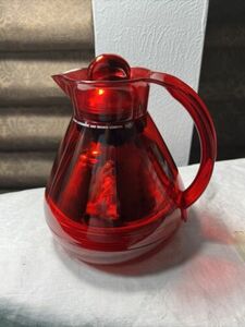 Alfi Translucent Bright Red Acrylic Insulated Coffee Carafe Made In Germany 海外 即決