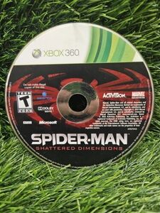 Spider-Man: Shattered Dimensions (Microsoft Xbox 360, 2010) Disc Only Tested 海外 即決