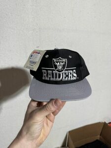 Vintage Los Angeles Raiders The Game SnapBack Hat Cap NWA NFL Deadwtock NWT NOS 海外 即決