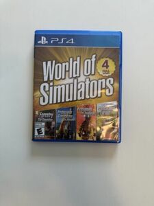 World Of Simulators (Sony Playstation 4/PS4) - COMPLETE/CIB 海外 即決