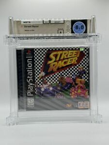 Street Racer New PlayStation 1 PS1 Factory Sealed WATA Grade 8.0 A 海外 即決