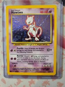 ポケモン TCG Mewtwo Base Set 10/102 Holo Unlimited Holo Rare 海外 即決