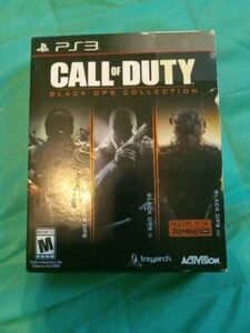 PS3 Call of Duty Black Ops Collection I II III (1, 2, 3) PlayStation W/ Sleeve 海外 即決