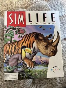 Sim Life Big Box IBM PC Video Game With Floppy Disks 3.5" & 5.25 Manuals SimLife 海外 即決