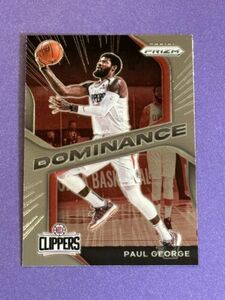 2020-21 Panini Prizm Paul George Dominance #21 Los Angeles Clippers (T) 海外 即決