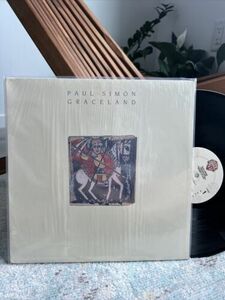 Paul Simon LP "Graceland" OG 1st Press 1986 Warner Bros 1-25447, Ex, Shrink 海外 即決