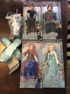 2013 ORGINALS Disney Frozen Huge Lot VHTF Hans Elsa Anna Kristoff + Shoes 海外 即決