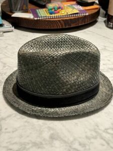 Paul Smith Woven Straw Fedora Sz M 海外 即決