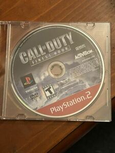 Call of Duty: Finest Hour Greatest Hits (Sony PlayStation 2, 2004) 海外 即決