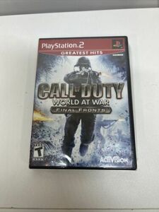 Call of Duty: World at War - Final Fronts Greatest Hits (Sony PlayStation 2 cib 海外 即決