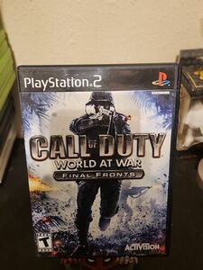 Call of Duty World at War Final Fronts Playstation 2 PS2 CIB Complete Tested 海外 即決