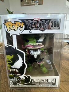 Marvel Venom Venomized Hulk Funko Pop! Vinyl Figure #366 in Protector 海外 即決