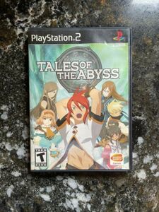 Tales of the Abyss (Sony PlayStation 2, 2006) PS2 COMPLETE CIB TESTED MINT!! 海外 即決