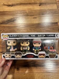 Funko POP! 8 Bit: Stranger Things 4pk NEW in box Lucas Mike Eggos Dustin 海外 即決