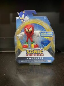 JAKKS Pacific Sonic The Hedgehog KNUCKLES With Chaos Emerald 4 in Action Figure 海外 即決