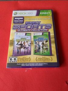 Kinect Sports Ultimate Collection (Microsoft Xbox 360, 2012) Factory Sealed 海外 即決