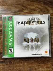 Final Fantasy Tactics (Sony PlayStation 1, 1998) 海外 即決