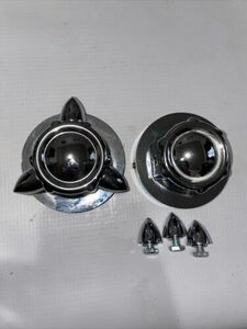 2 Krommet Gas Cap Chrome Cover Harley Flathead Panhead Shovelhead Knucklehead Fl 海外 即決