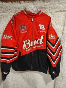 Vintage Rare Chase Authentic Budweiser Dale Earnhardt Jr Race Jacket Size Men's 海外 即決