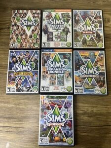 The Sims 3 Win/Mac Lot of 7 Expansion Packs & Game Starter Pack, Pets, Seasons 海外 即決