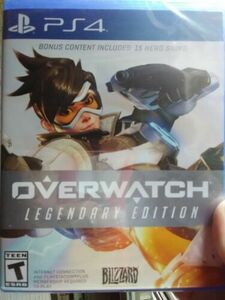 PS4 Overwatch Collectible Legendary Edition Sony PlayStation 4 read plastic rip 海外 即決