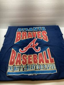 Vintage Starter Atlanta Braves T Shirt Adult Medium 海外 即決