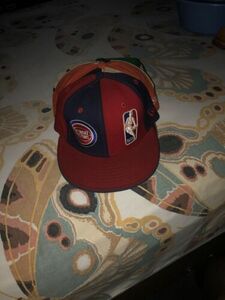 DETROIT PISTONS CAP NEW ERA RARE CLASSIC BAD BOYS ERA 1990,s VINTAGE FITTED CAP 海外 即決