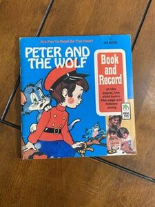 PETER AND THE WOLF PETER PAN BOOK & RECORD 45 RPM # 1951 海外 即決