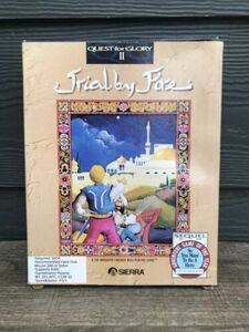 SIERRA PC Game Quest For Glory 2 Trial by Fire DOS 3-D Fantasy Role-Playing 海外 即決
