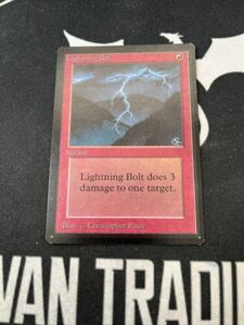 Beta Lightning Bolt B x1 Magic cards MTG 海外 即決