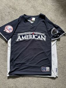 MLB ASG Authentic Derek Jeter 2008 All Star Jersey NY New York Yankees Size L 海外 即決