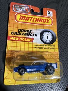 MOC Vintage 1993 Matchbox Superfast Blue HEMI Dodge Challenger MB1 海外 即決