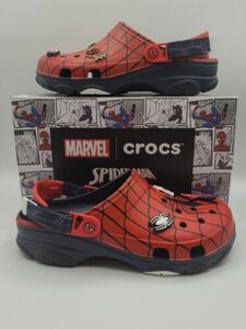 Crocs マーベル Spider-Man Men's サイズ28cm(US10) All Terrain Clog 208782-410 Women’s 12 新品 海外 即決